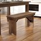 Flash Furniture HERCULES Series 40'' x 12'' Antique Rustic Solid Pine Folding Farm Bench XA-B-40X12-GG - alternate 1